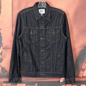 Old Navy Men's Blue Denim Jean Jacket Long Sleeves | Size: S